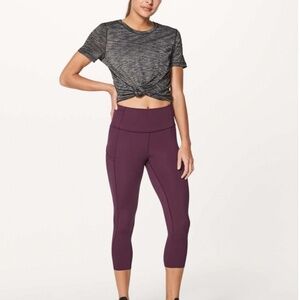 Lululemon | Fast & Free Crop II (Nulux 19") | 6